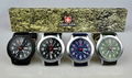 Swiss design army watch glow watch with calendar quartz watch 1