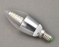 1*1W&3W Bulb  LED Candle Light 1