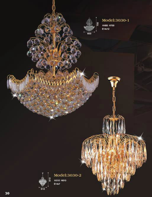 Luxury Hotel Crystal Chandelier Lamp