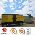 China diesel portable high pressure air compressor manufacturer 