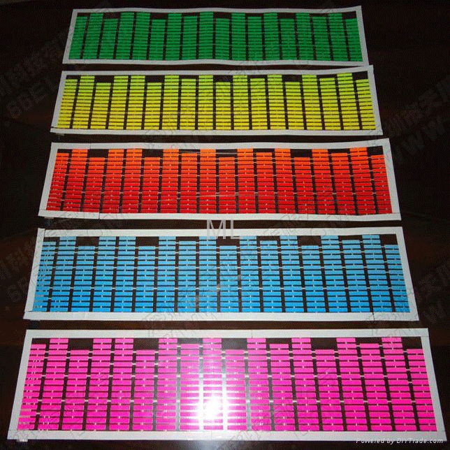 Sound activated equalizer El car sticker 