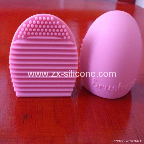 Silicone Makeup Brush Cleaning Cleaner Silicone Makeup Brush Egg 3