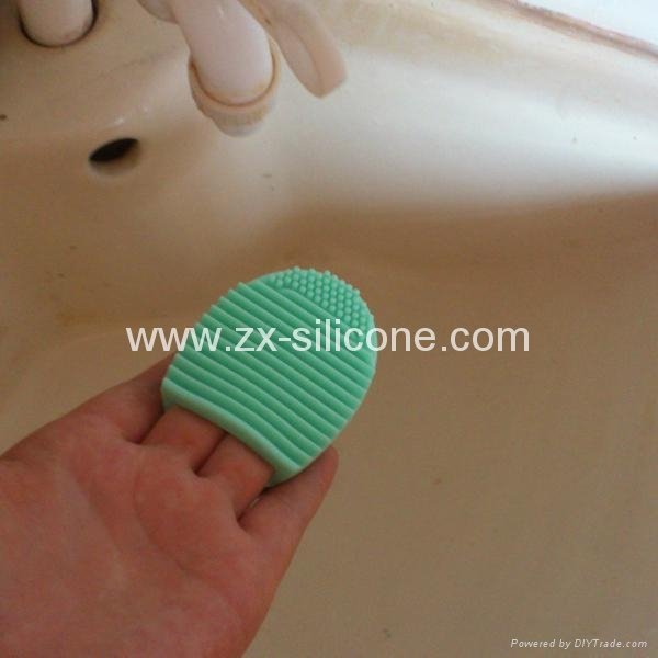 Silicone Makeup Brush Cleaning Cleaner Silicone Makeup Brush Egg 4