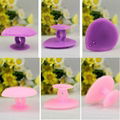 Factory Price Heart-Shape Silicone Face Brush