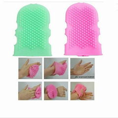 Food Grade Multi-Functional Body Silicone Massage Glove for Shower&Bath