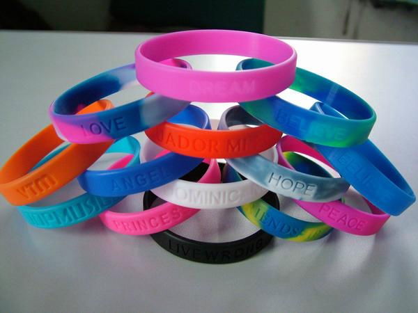 Silicone Personalized Wristbands 5