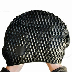 High Quality and Fashion Design Silicone Ear Waterproof Swim Caps