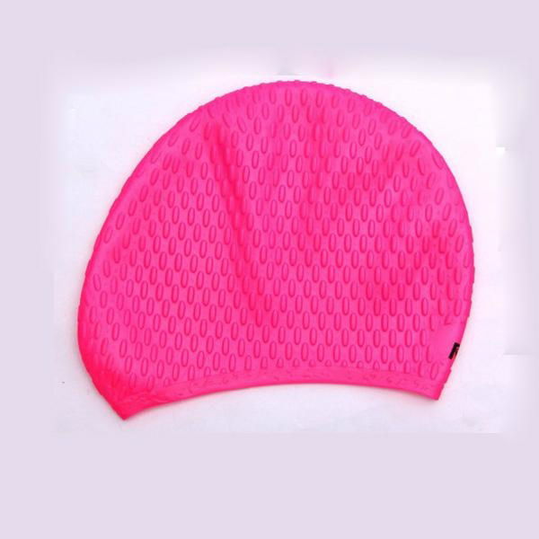 High Quality and Fashion Design Silicone Ear Waterproof Swim Caps 3