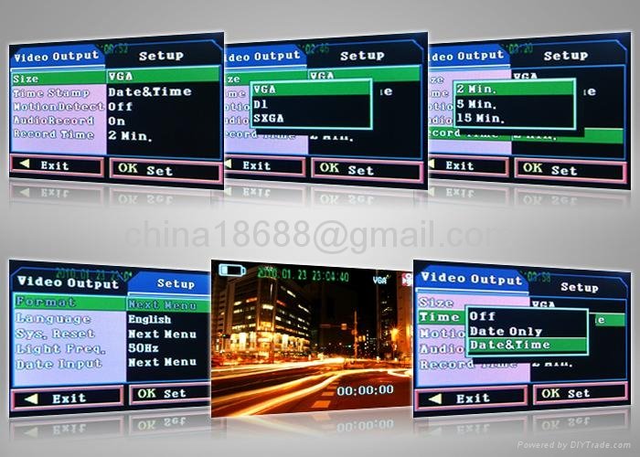 2.5 Inch Car DVR (TFT LCD Screen + SD Card Slot) 5