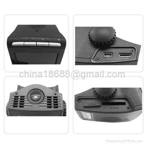 2.4 Inch HD 1920X1080p Car DVR Recorder Blackbox with Night Vision, HDMI output  4