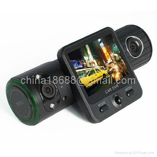 5MP Dual Lens Car DVR Car Black Box HD with G-Sensor and GPS drive route record 2