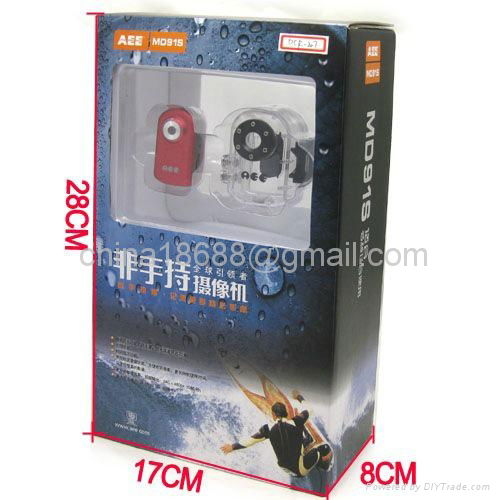 Waterproof Mini DVR for Outdoor Sports with 2 Million CMOS Sensor 4