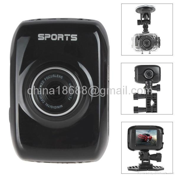 1080p HD LCD Touch Screen Video Action Sports Camera Camcorder with Waterproof C