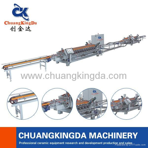 Wall Tiles Automatic Dry Type Squaring Chamfering Machine