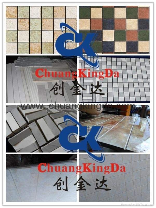 Single Shaft Full Automatic Marble Stone Ceramic Tile Mosaic Cutting Machine 3