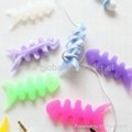 Silicone Earphone Wrap Cord Manager for MP3