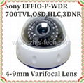 CCD CMOS 700TVL 800TV 900TVL 1000TVL Indoor infrared Dome CCTV Camera