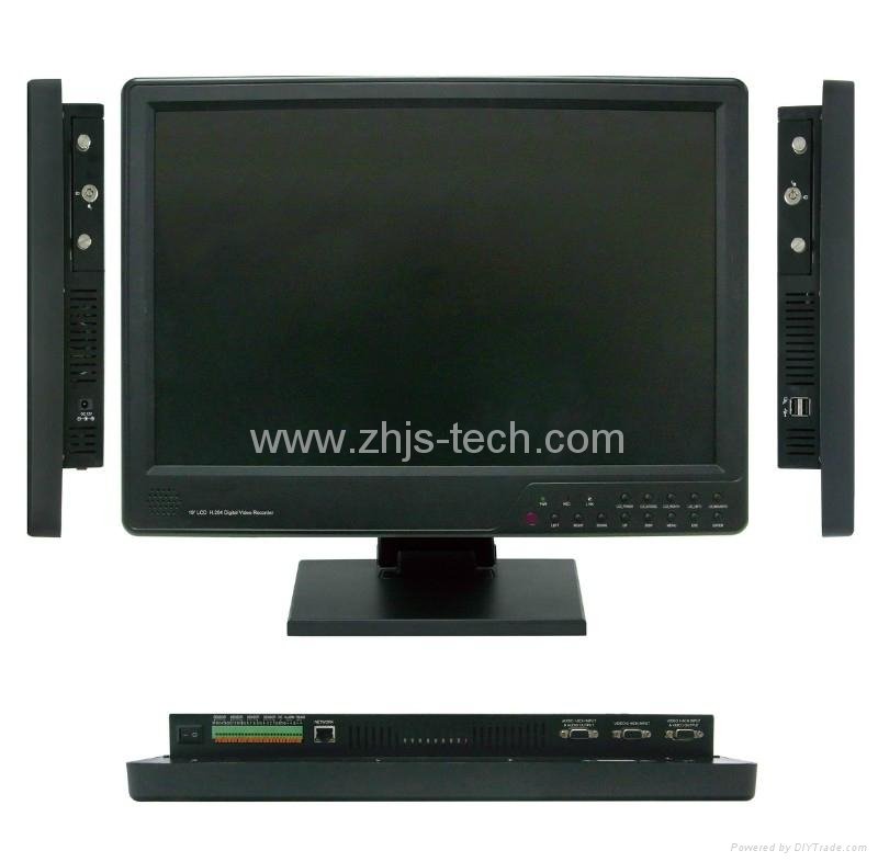 HDMI P2P 10.5'' 15'' 19'' 4  8 16 24 Channel All in one LCD CCTV DVR NVR HVR  3