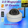 Wireless WIFI Megapixels 1080P 960P 720P P2P Cloud POE IP Security Camera 1