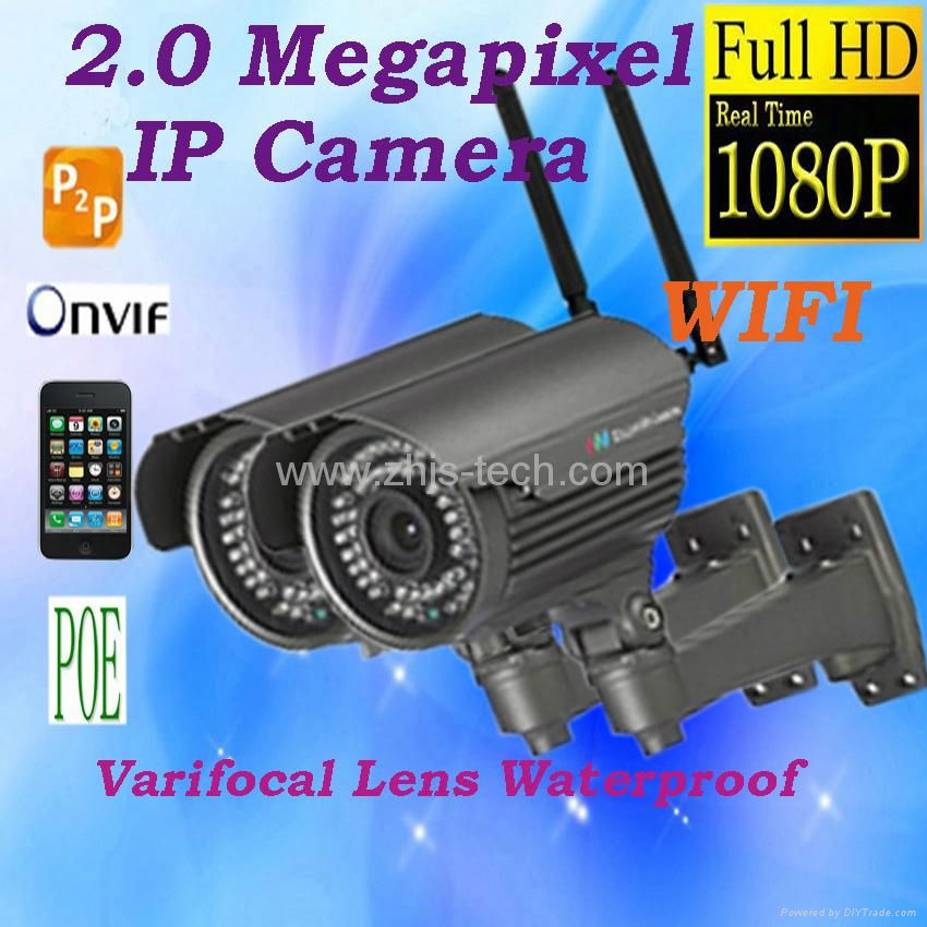 Wireless WIFI Megapixels 1080P 960P 720P P2P Cloud POE IP Security Camera 4