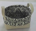 Sell cotton fabric storage basket,jute bag and cotton fabric storage basket 1