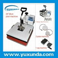 High quality multifunctional 38*38cm 8 in 1 heat press transfer machine