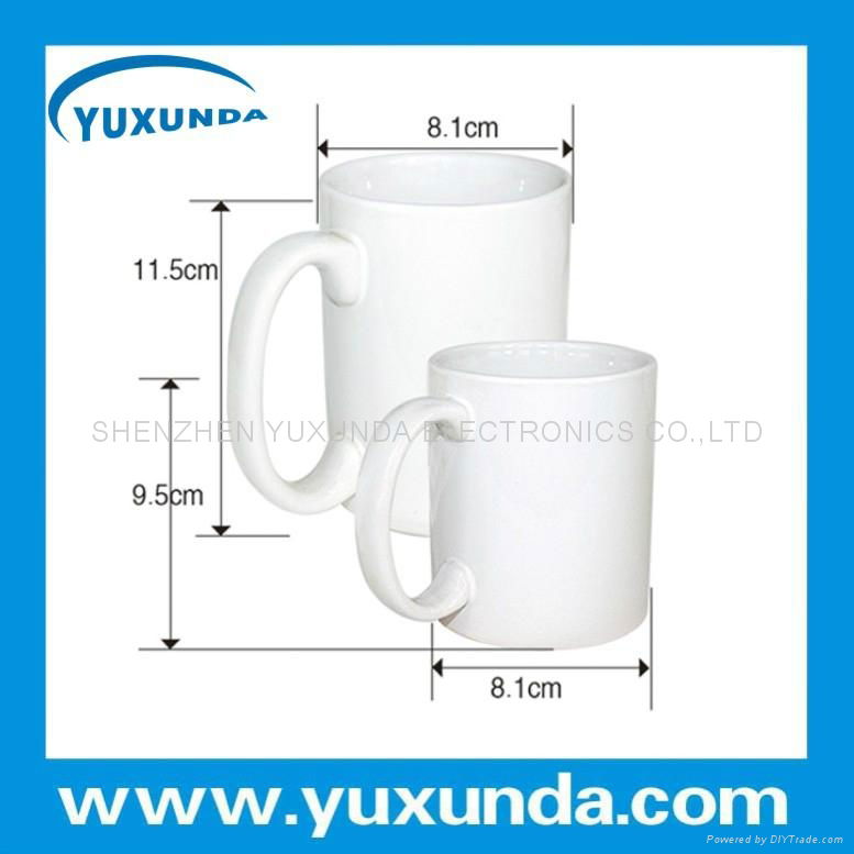 white mug for heat transfer 