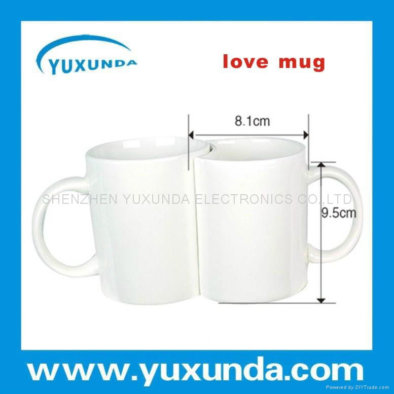 lovers' mug for heat transfer 