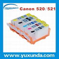 Canon IP3600 IP4600 IP3680 IP4680 MP540 MP980  Refillable Cartridge( 520/521) 