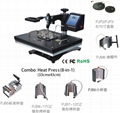 High quality multifunctional 38*38cm 8 in 1 heat press transfer machine