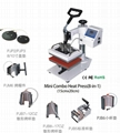 High quality multifunctional 38*38cm 8 in 1 heat press transfer machine