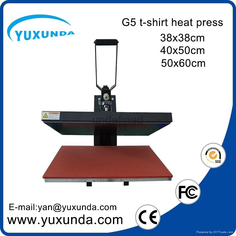 CE Approved Manual Semi-automatic Heat Sublimation Transfer Machine Plain Press 