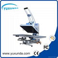 Pneumatic two worktable digital heat press machine for t-shirt