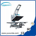 Pneumatic two worktable digital heat press machine for t-shirt