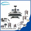 hot 8 in 1 multifunctional heat press machine