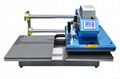 Pneumatic two worktable digital heat press machine