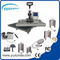 High quality multifunctional 38*38cm 8 in 1 heat press transfer machine