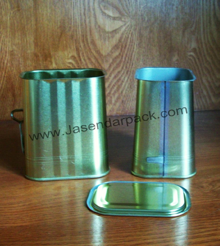 Trapezoidal / pyramidal Corned Beef Can for corned beef with key T002 JASENDAR (China