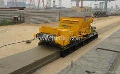 Concrete floor slab machine