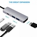 USB C Adapter Type C hub with 4k HDMI Video Output,Power Delivery PD Charging  2