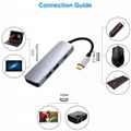 USB C Adapter Type C hub with 4k HDMI Video Output,Power Delivery PD Charging 