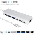 USB C Hub Multiport Adapter 3.1 Type C Dock Station with Power Delivery Charging 1