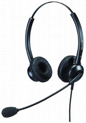 Cost Effective Binaural Noise Cancelling Headset for Call Centers