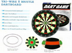 Bristle dartboard
