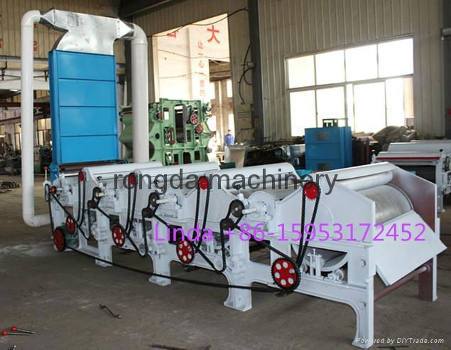 automatic back cotton fiber recycling machine 2