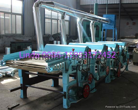 automatic back cotton fiber recycling machine 3
