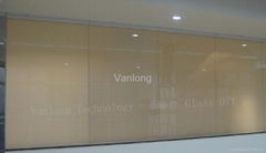 Electric control privacy glass