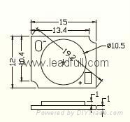 COB LED track lamp 3-15W 2