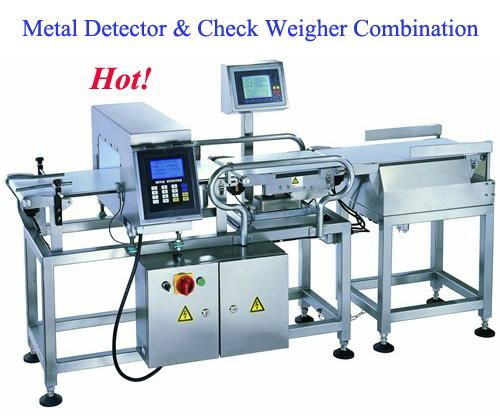 Metal Detector and check weigher Combinaiton 