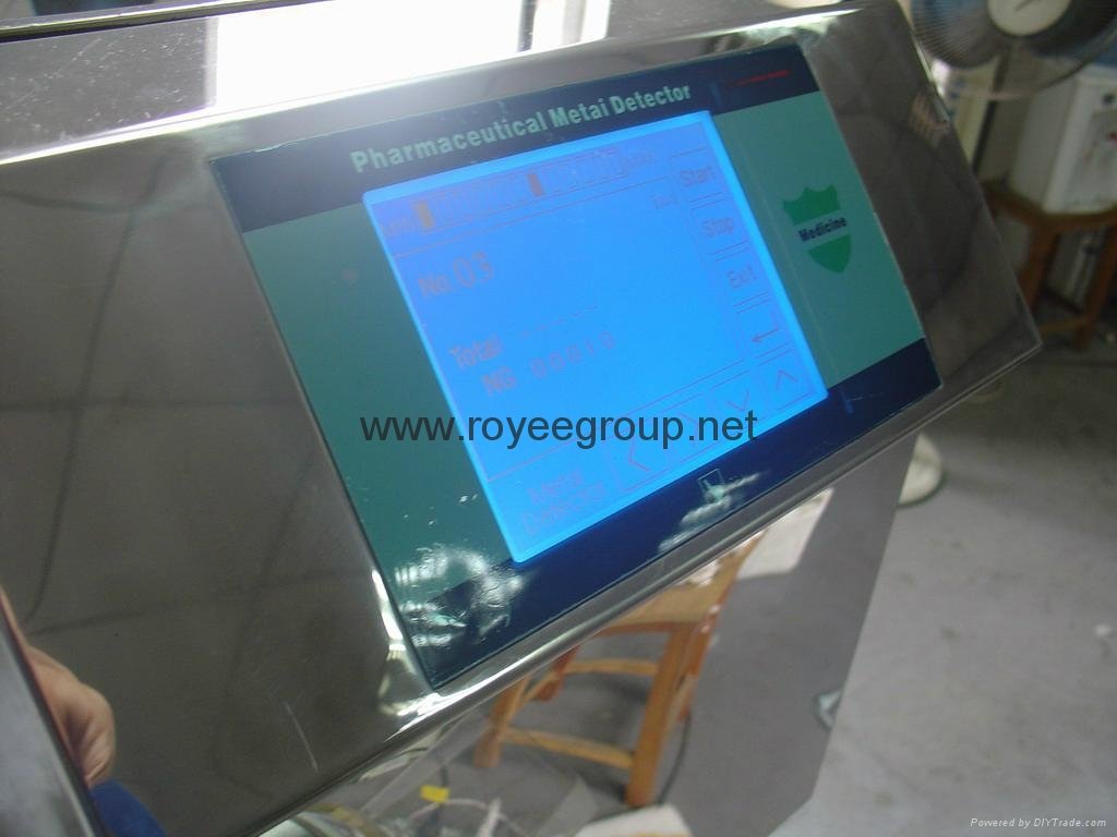 pharmaceutical metal detector with automatic rejection system 3